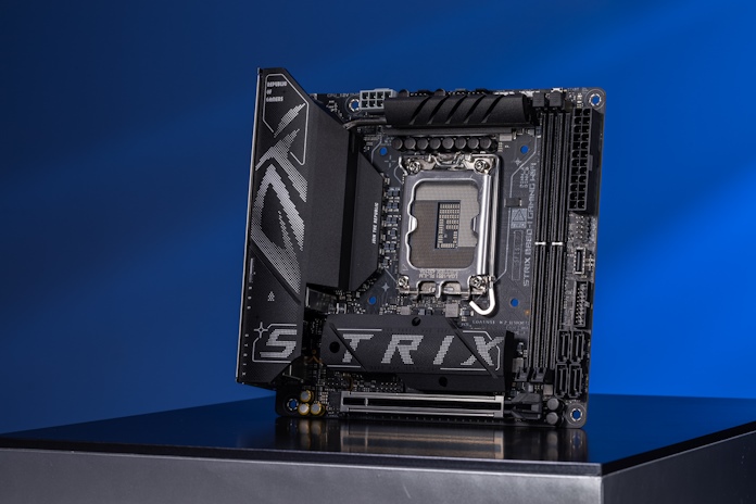 The ROG Strix B860-I Gaming WiFi motherboard